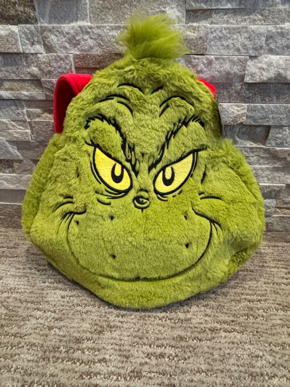 Dr. Seuss’ The Grinch Plush Tote Bag & Wallet Set - Officially Licensed - Picture 2 of 16